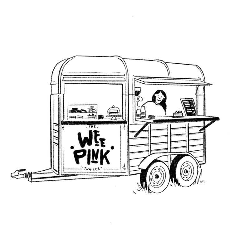 The wee pink trailer